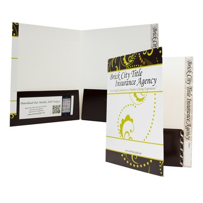 Capacity Folder w/Expandable Right Pocket & ¼" Spine