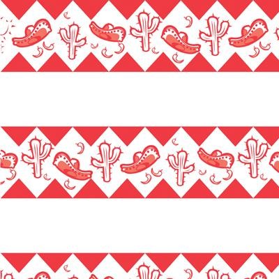 Stock Fiesta Basket Liners & Food Wraps (12" x 12")